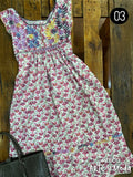Vestido Teopisca Estampado - MÉXICO ARTE Y MODA - Vestido Bordado