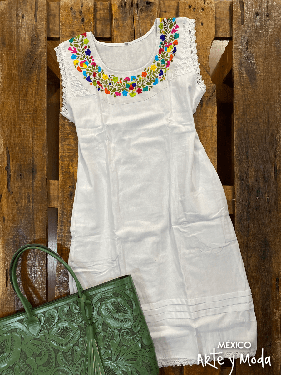 Vestido Veracruz - MÉXICO ARTE Y MODA - Vestido Bordado