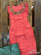Vestido Veracruz - MÉXICO ARTE Y MODA - Vestido Bordado