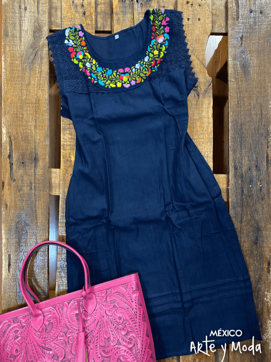 Vestido Veracruz - MÉXICO ARTE Y MODA - Vestido Bordado