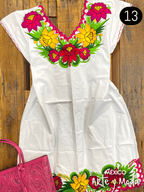Vestido Veronica - MÉXICO ARTE Y MODA - Vestido Bordado