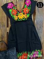 Vestido Zinac Fiesta - MÉXICO ARTE Y MODA - Vestido Bordado