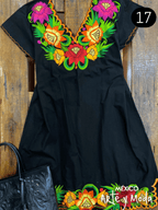 Vestido Zinac Fiesta - MÉXICO ARTE Y MODA - Vestido Bordado